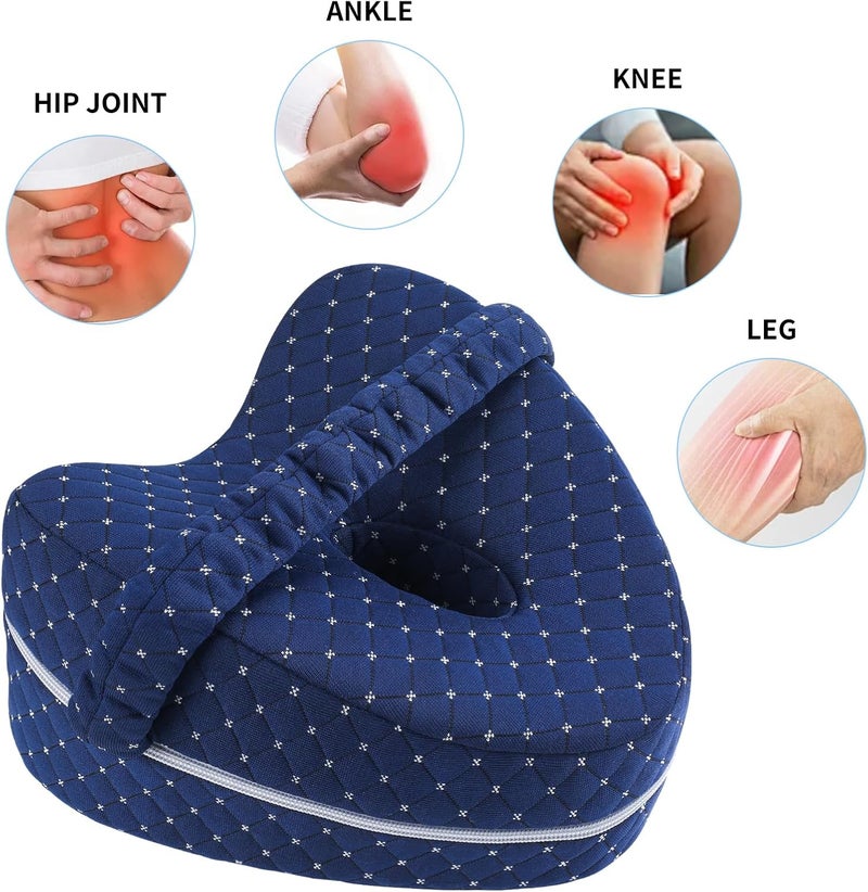 Vertdens Leg Pillow, Knee Pillow for Side Sleepers, Leg Pillows for Sleeping, Knee Cushion for Sleeping,Suitable for Relieving Leg, Back, Knee Pain - Image 2